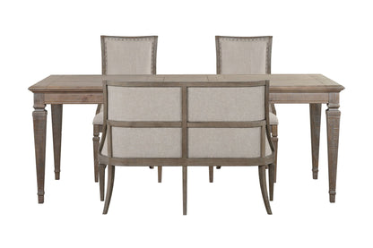 Lancaster - 4 Piece Extendable Rectangular Dining Table Set