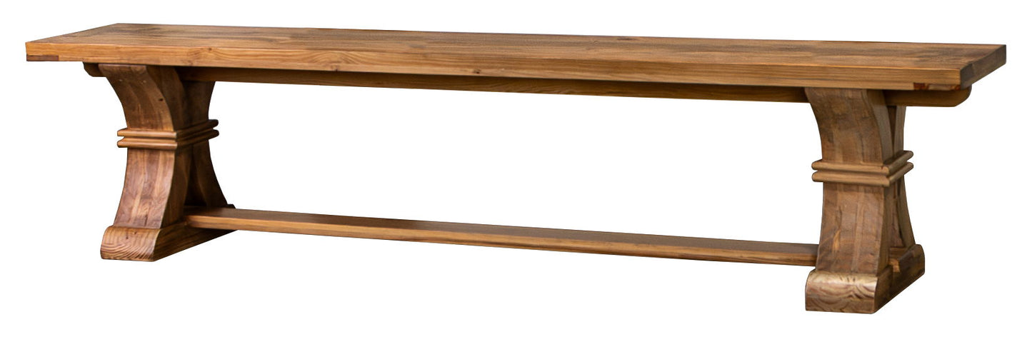 Linden - Trestle Bench - Wheat