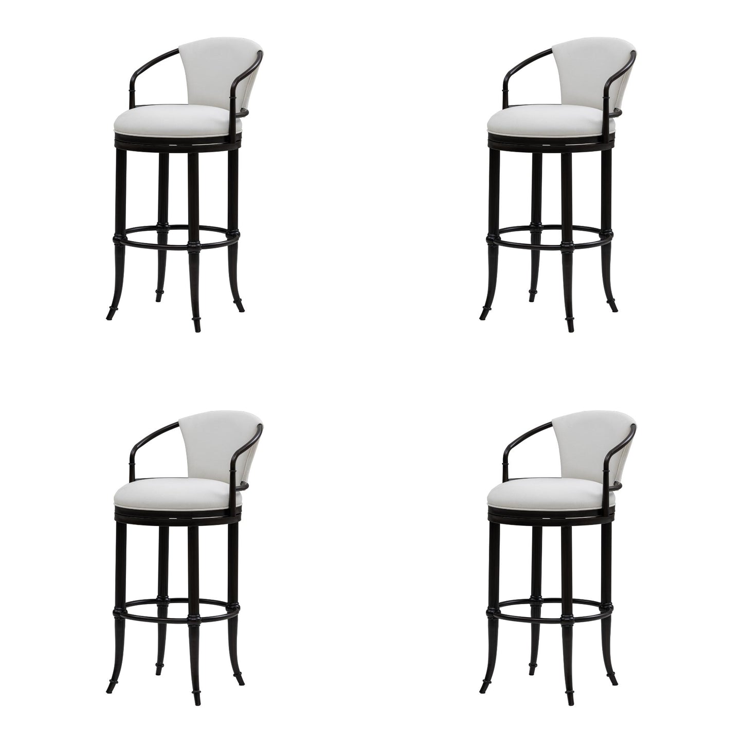 Otis - Upholstered Swivel Bar Height Barstool