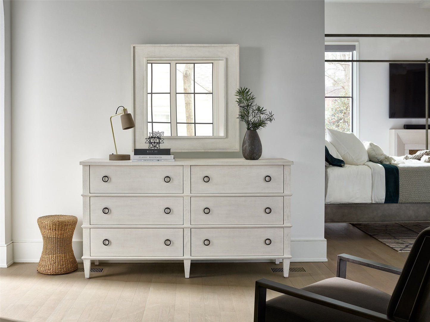 Modern Farmhouse - Square Mirror