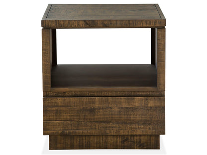 Baisden - Rectangular End Table - Tobacco