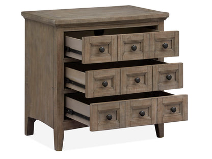 Paxton Place - Wood Drawer Nightstand - Dove Tail Grey