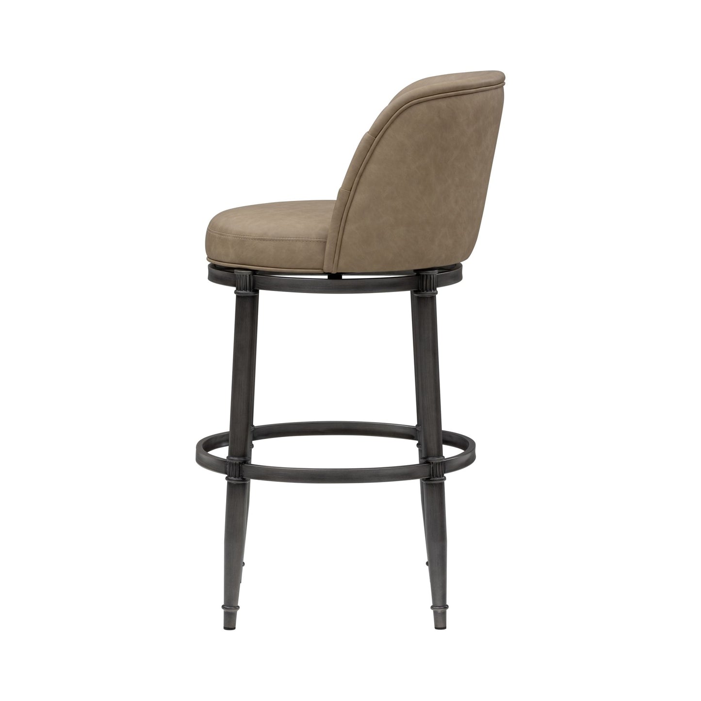 Eunice - Faux Leather Upholstered Swivel Barstool