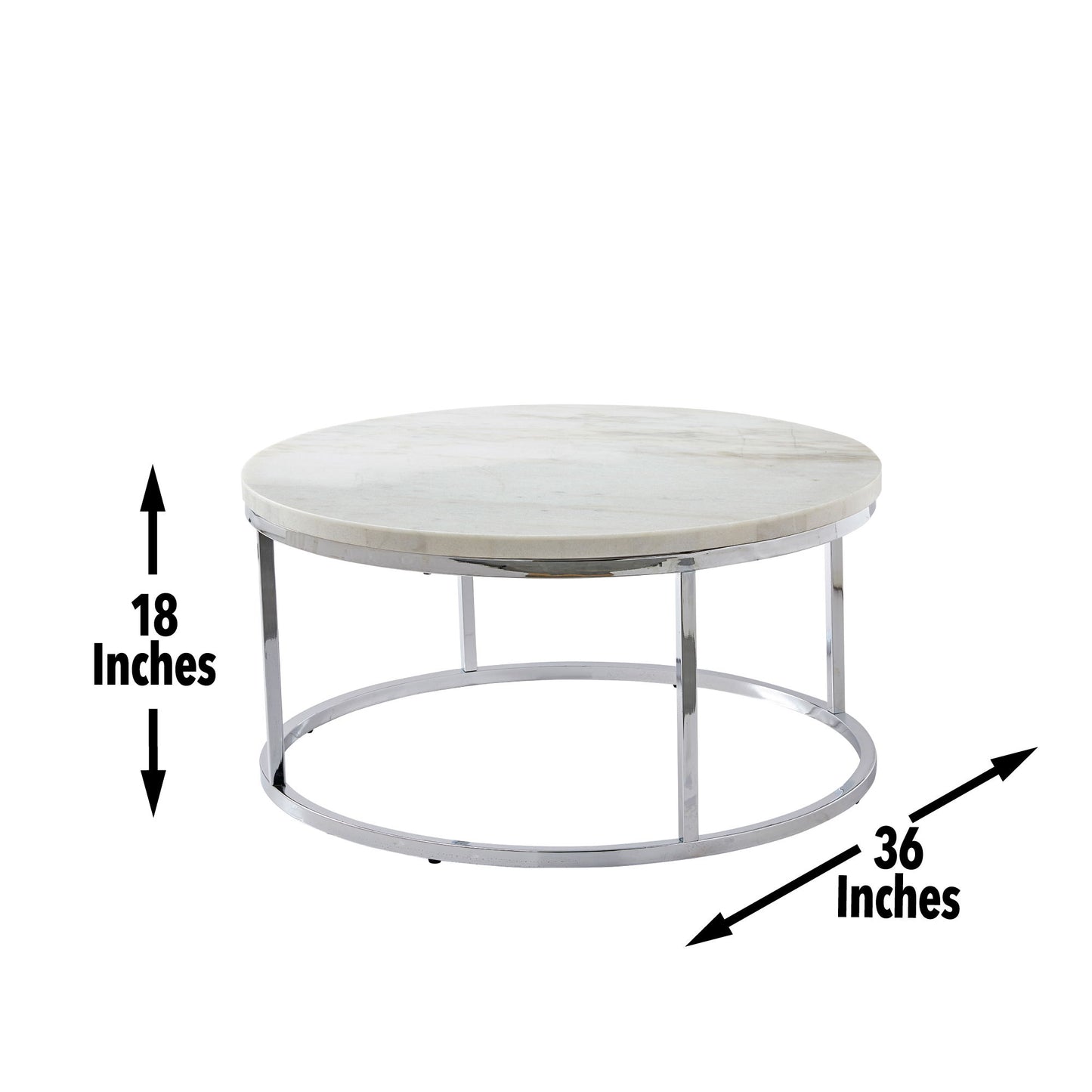 Echo - Marble Top Round Table