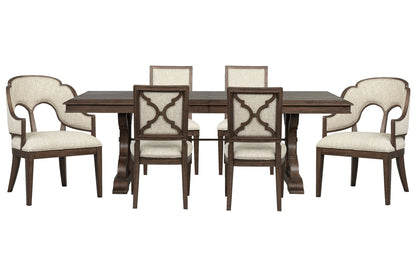 Jubilee - Extendable Trestle Dining Table Set