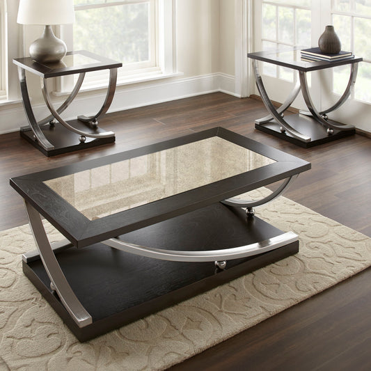 Ramsey - 3 Piece Table Set - Brown