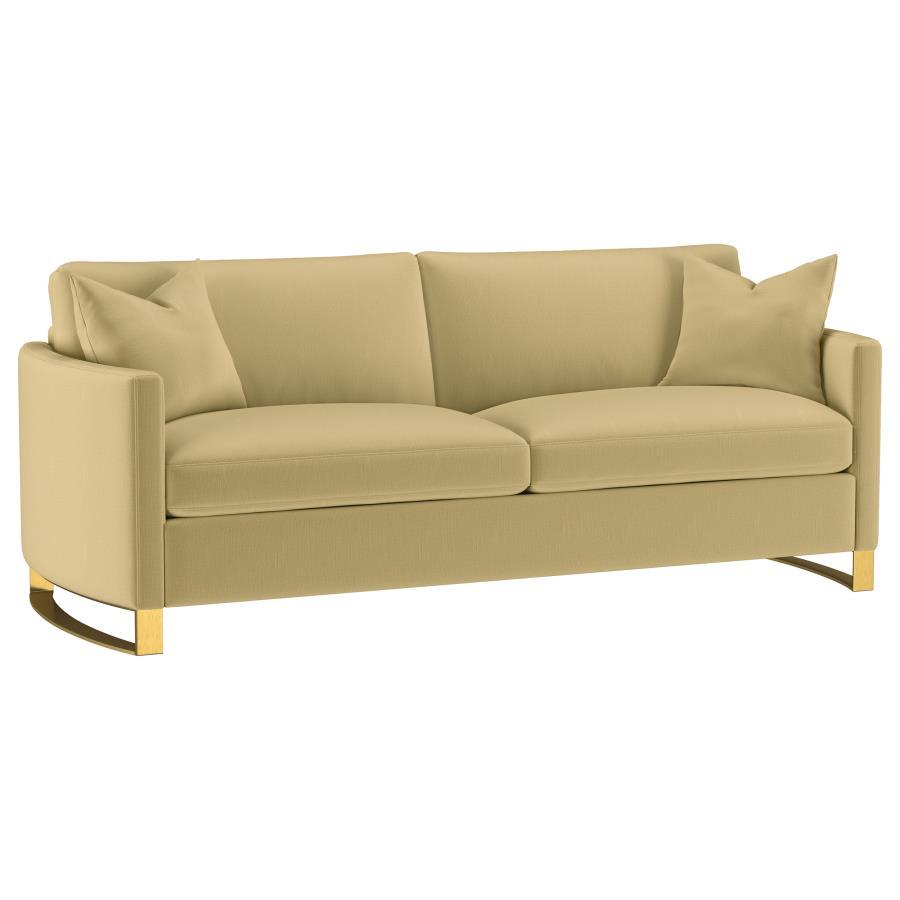 Corliss - Upholstered Arched Arm Sofa Set
