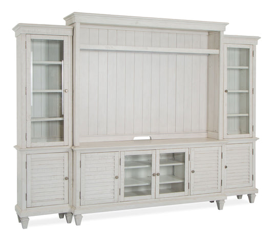 Newport - Wood Hutch - Alabaster
