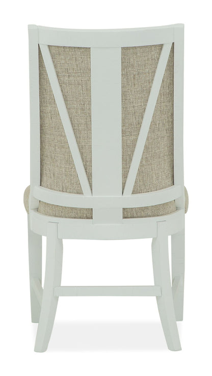 Heron Cove - Upholstered Host Side Chair (Set of 2) - Dark Brown