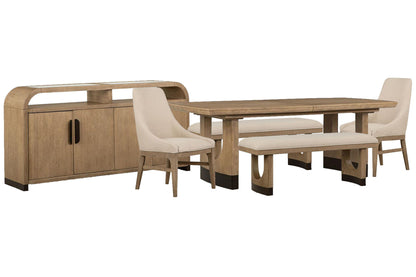 Tristan - Extendable Trestle Dining Table Set