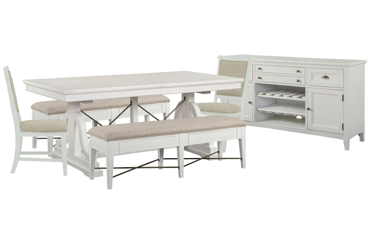 Heron Cove - Extendable Trestle Dining Table Set