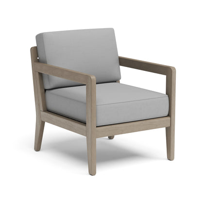 Sustain - Outdoor Lounge Armchair (Set of 2) And End Table - Gray