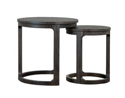 Boswell - Round Nesting (Set of 2) - Peppercorn