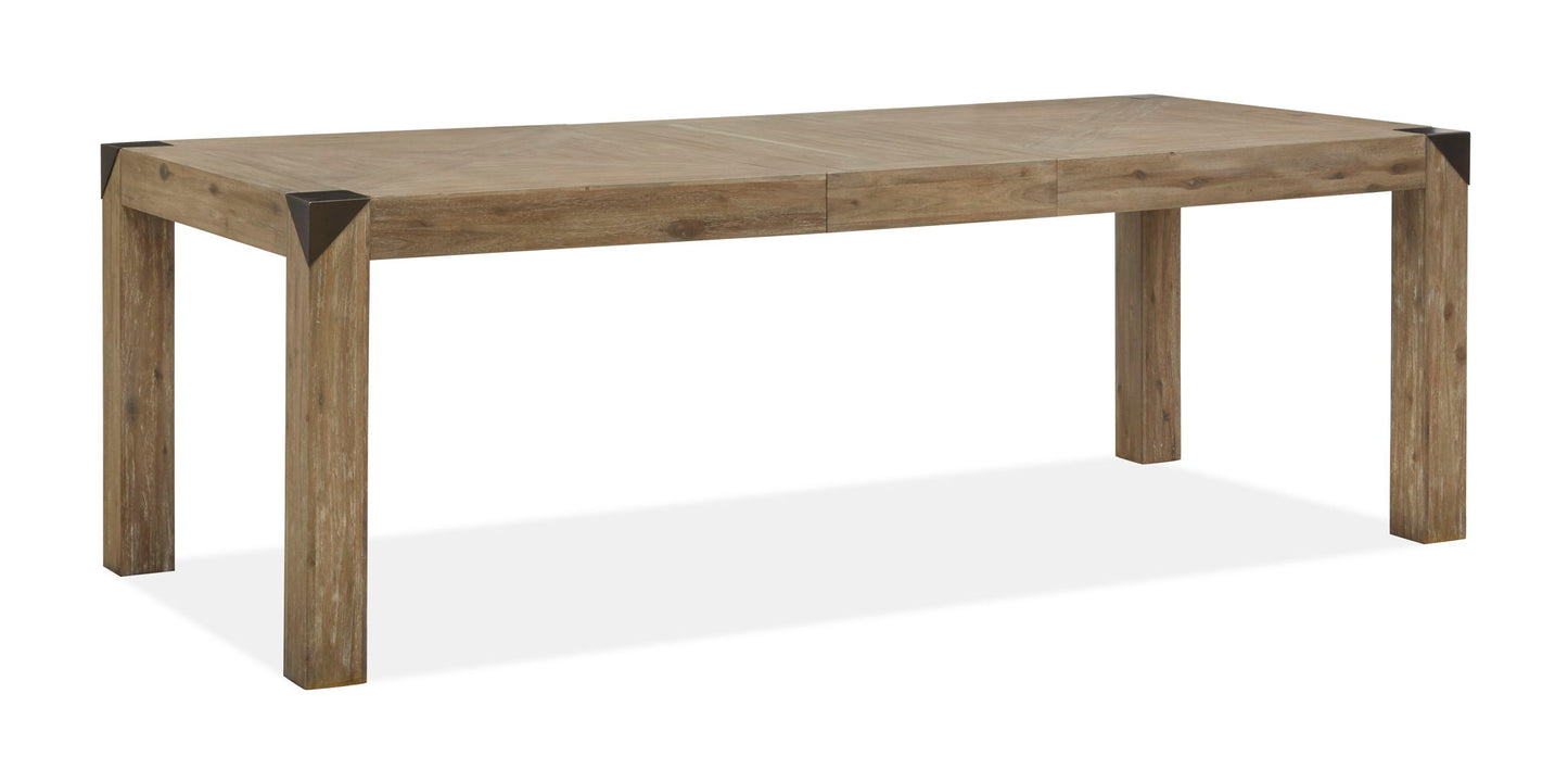 Ainsley - Rectangular Dining Table - Cerused Khaki