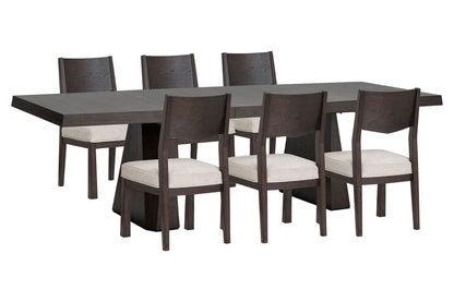 Tauren - 7 Piece Extendable Double Pedestal Dining Table Set