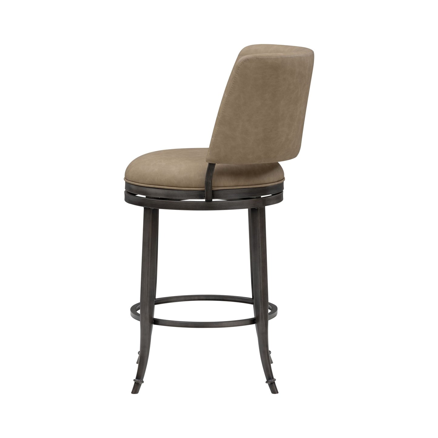 Torres - Upholstered Swivel Counter Height Barstool