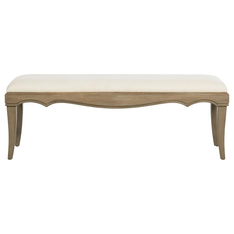 Revello - Upholstered Bench - Washed Mango