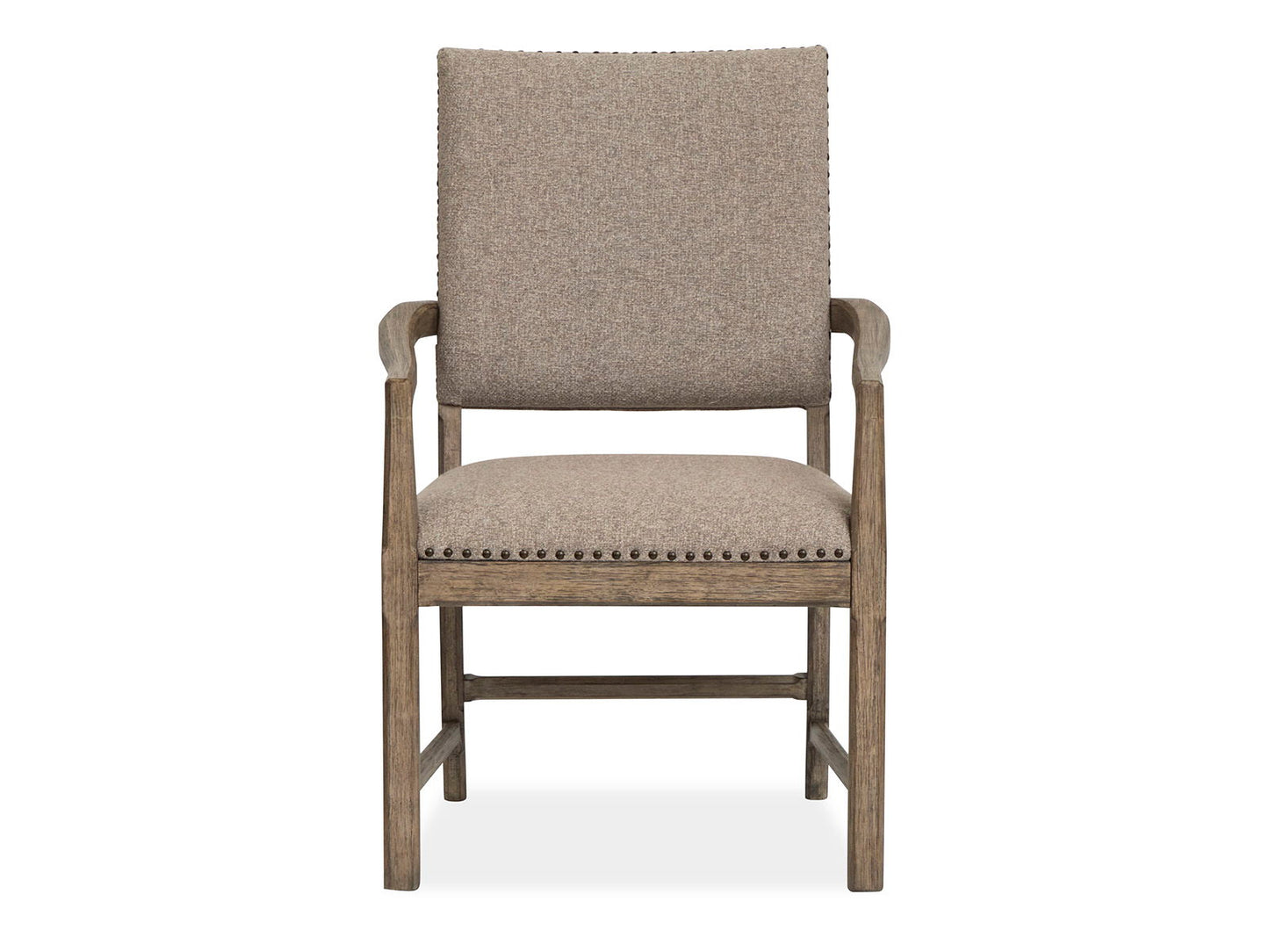 Claremont - Upholstered Arm Chair (Set of 2) - Smokey Taupe