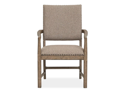 Claremont - Upholstered Arm Chair (Set of 2) - Smokey Taupe