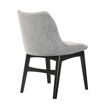 Azalea - Dining Side Chairs (Set of 2) - Gray / Black