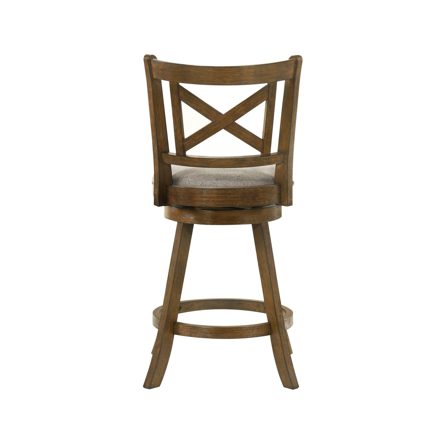 Kodi - Modern Farmhouse Swivel Wood Counter Height Kitchen Bar Stool