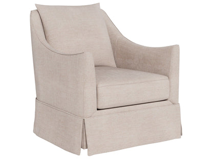 Portia - Skirted Swivel Glider, Special Order - Beige
