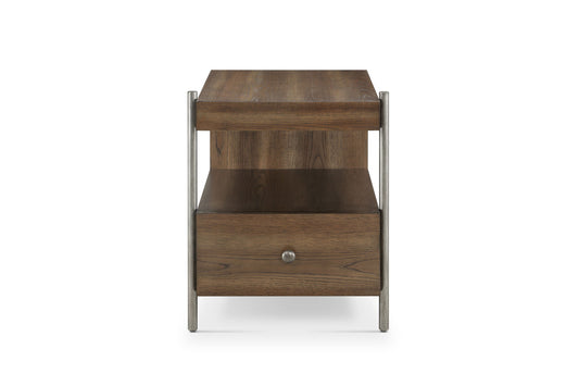 Baxton - Rectangular End Table - Sienna Ridge