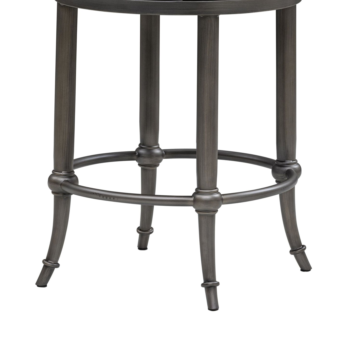 Vince - Commercial Grade Steel Frame Faux Leather Upholstered Swivel Counter Height Barstool