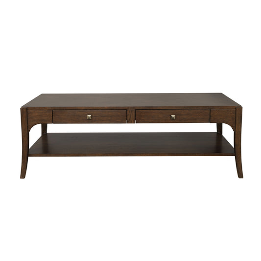 Sylvie - Rectangular Coffee Table - Dark Brown