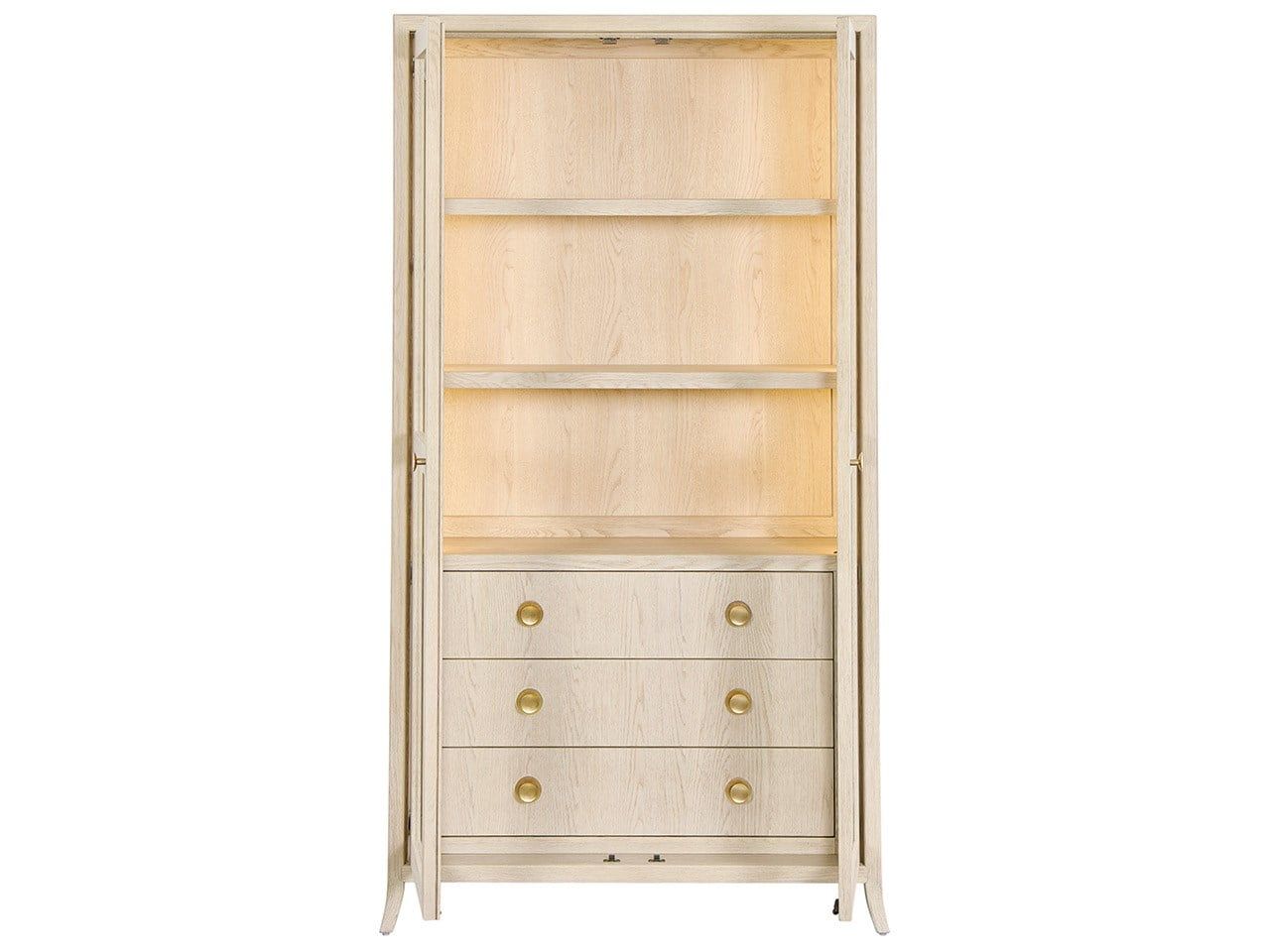Velora - Display Cabinet - Light Brown