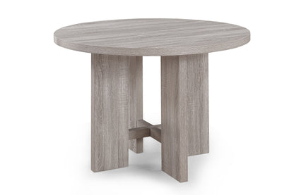 Amara - 5 Piece Round Dining Set Drift Wood - Drift Wood