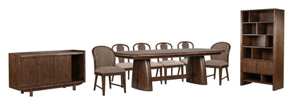 Belville - Extendable Trestle Dining Table Set