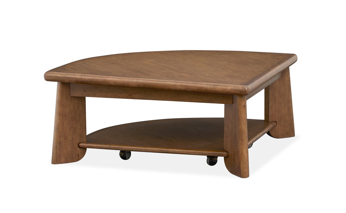 Tanner - Pie Shaped Lift Top Cocktail Table Set
