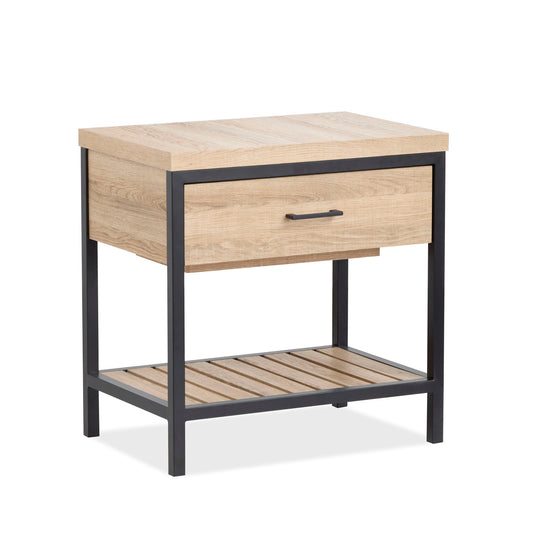 Bastain - Open Nightstand - Putnum Ivory