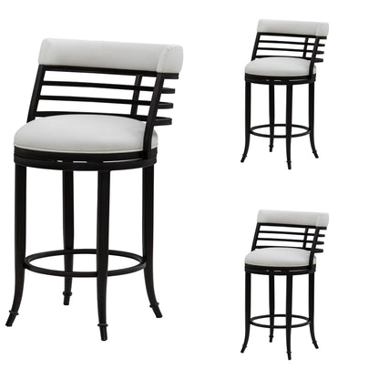 Telia - Upholstered Swivel Counter Height Barstool