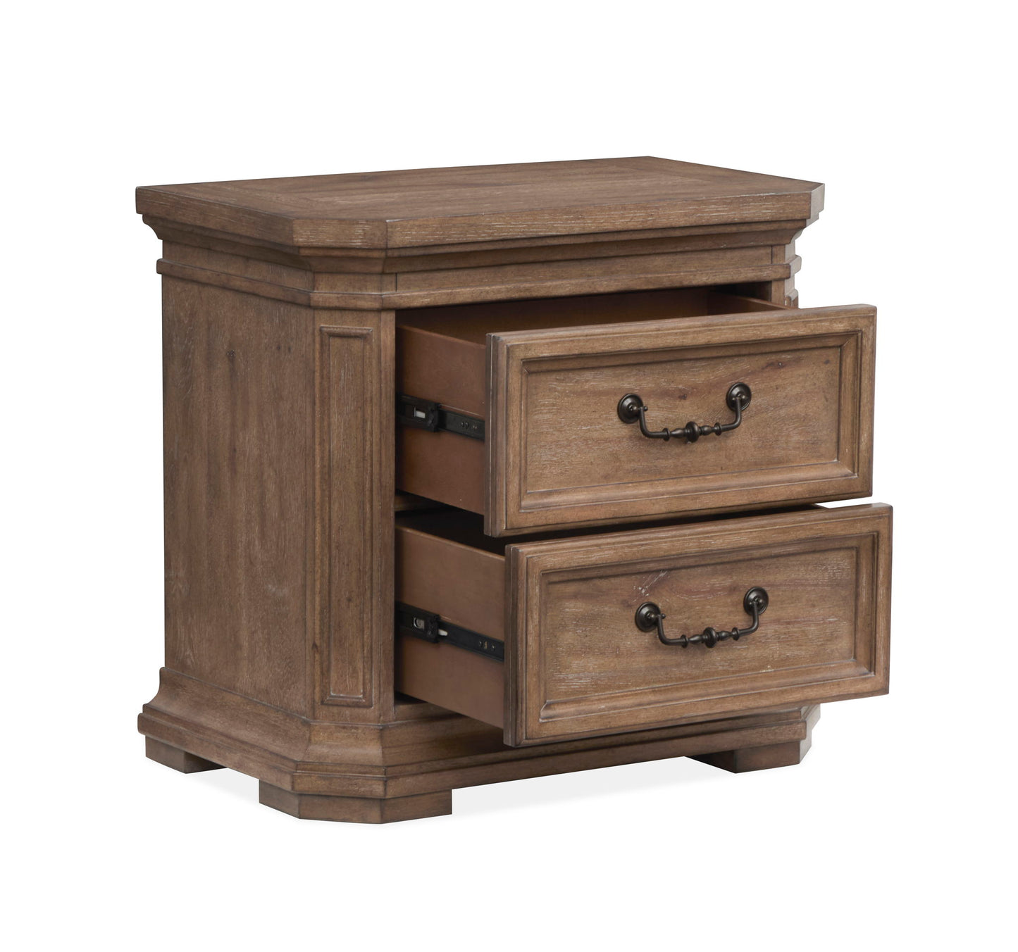 Adler Court - Drawer Nightstand - Florentine Walnut