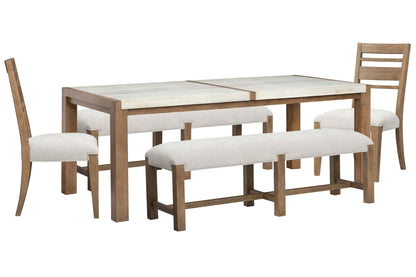 Plum Creek - 5 Piece Rectangular Dining Table Set