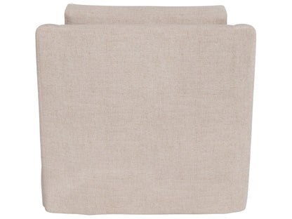 Asher - Slipcover Swivel Chair Outdoor, Special Order - Beige