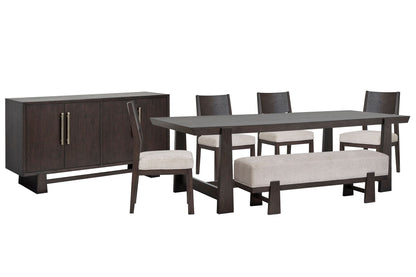 Tauren - Trestle Dining Table Set