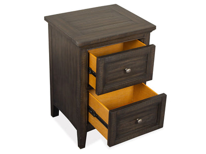 Westley Falls - Small Drawer Nightstand - Graphite