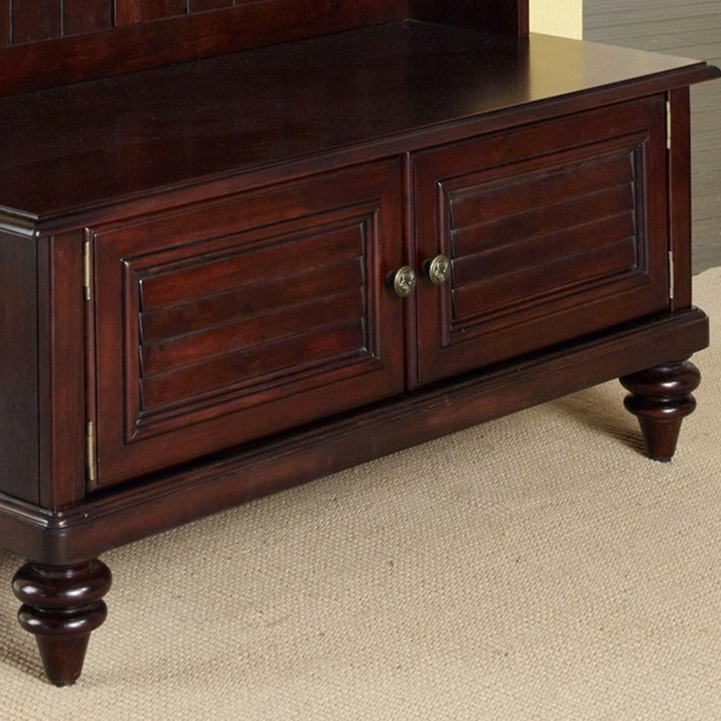 Capri - 5 Piece Outdoor Dining Set - Dark Brown