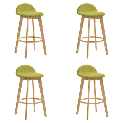 Vera - Upholstered Wood Counter Height Barstool