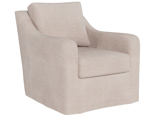Filmore - Slipcover Swivel Chair, Special Order - Beige