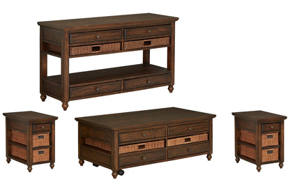 Cottage Lane - Rectangular Lift Top Cocktail Table Set