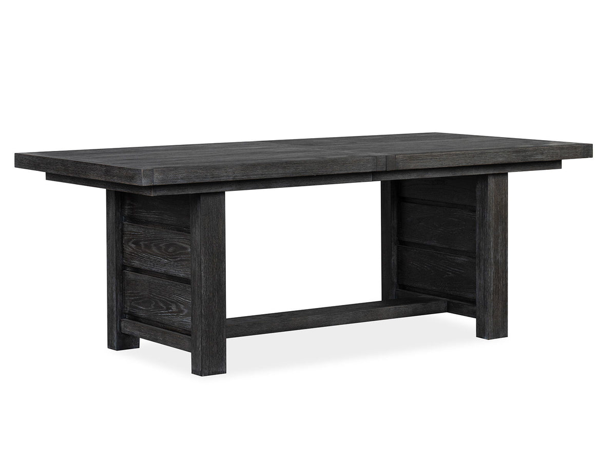 Plum Creek - 10 Piece Extendable Trestle Dining Table Set
