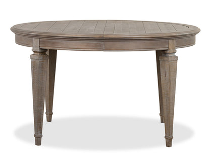 Lancaster - Extendable Round Dining Table Set