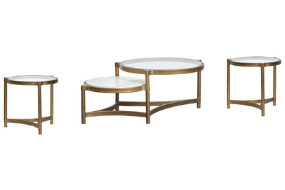 Cassidy - Shaped Cocktail Table Set