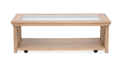 Coventry - Rectangular Shelf Cocktail Table Set