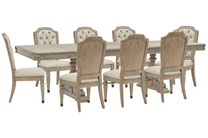 Marisol - Extendable Trestle Dining Table Set