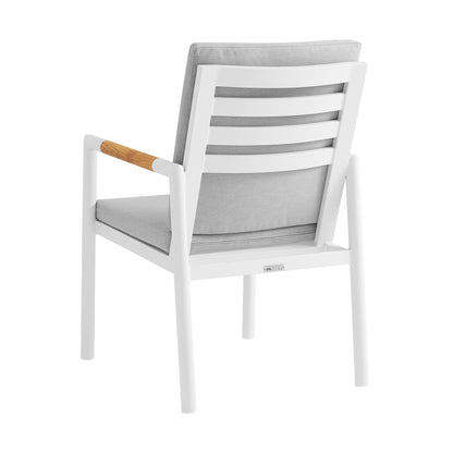 Royal - Aluminum And Teak Outdoor Dining Chair (Set of 2)